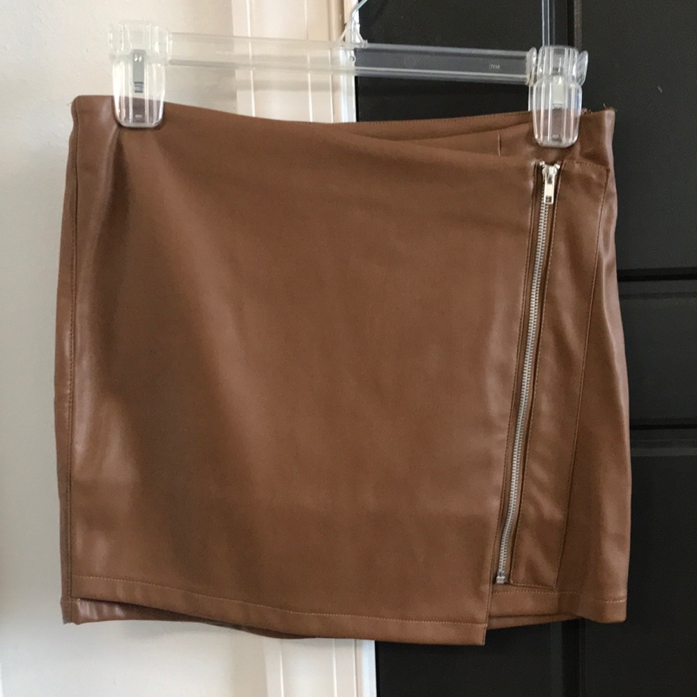 Lulu’s Pleather Mini Skirt